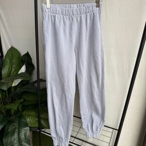 Brandy Melville Rosas Light Blue/Grey Jogger Sweat Pants / Best S/M